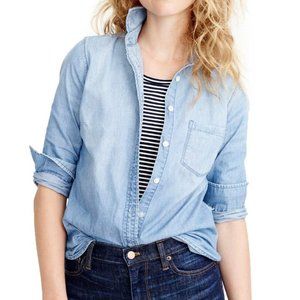 J. Crew Always Chambray Shirt 8P